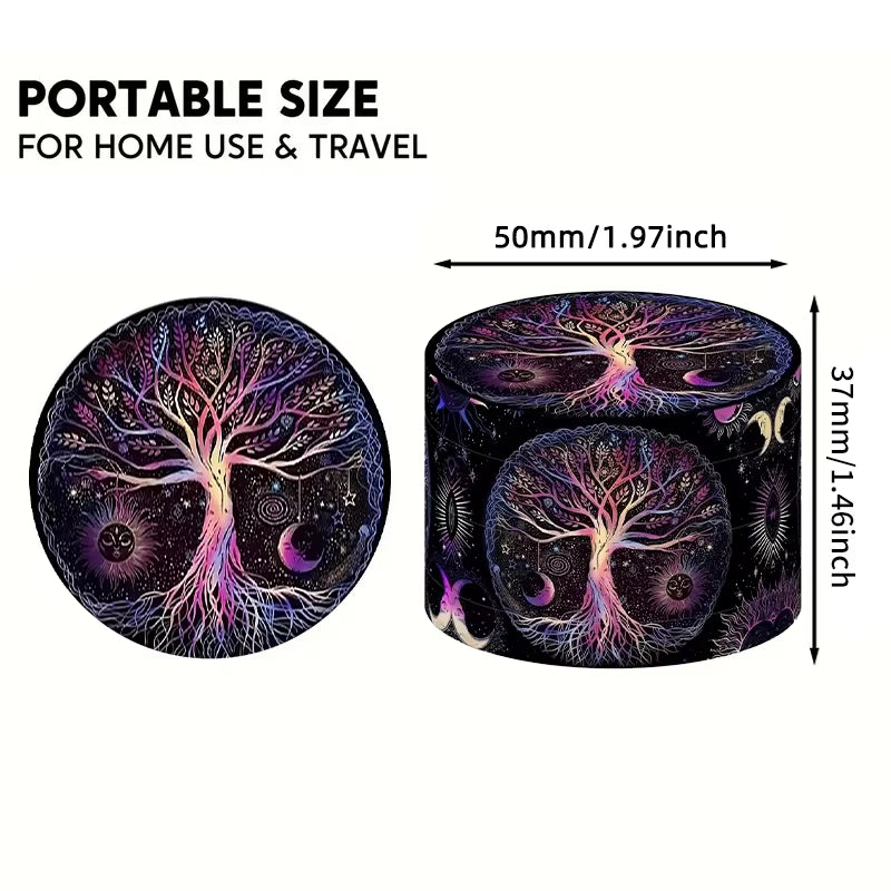 Mini-Kräutermühlen Aus Metall Zum Rauchen, 4 Schichten, 63 Mm Mühle, Zinklegierung, Tabak, Trockenes Kräutergras, Mühle, Rauchbrecher-Zubehör