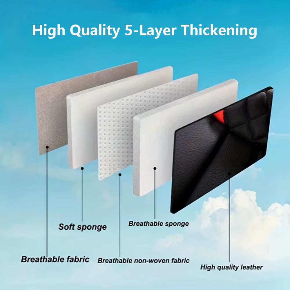 Eleganter Universeller Autositzbezug Aus Kunstleder Von Tand: Leicht Zu Reinigendes, Bequemes Design, Passend Für Große Modelle – Verbessern Sie Ihr Auto